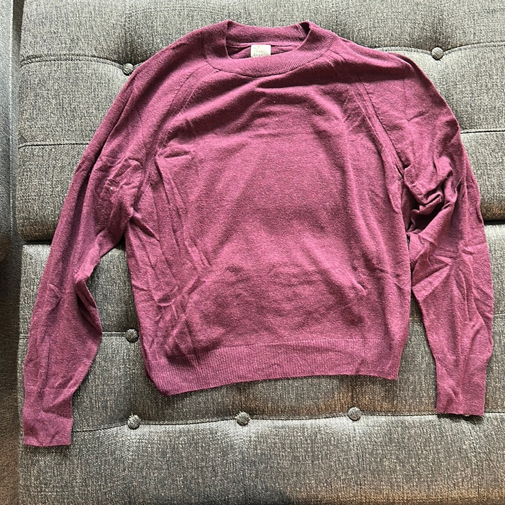A New Day women’s long sleeve sweater. Color purple. Size Large